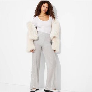 Wild Fable Silver Sequin Pants